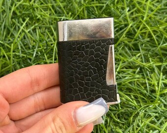 Vintage Soviet Petrol Lighter Working USSR Pocket Lighter Retro 1970s Collectible Smoking Accessory Unique Gift for Men Father Gift