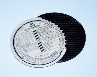 Medidor de exposición fotográfica Accesorios para cámaras Vintage raro Para fotos antiguas Colección Único Original retro
