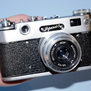 Camera gift Antique camera Camera Zorki Original camera Film camera Industar Photo camera Rare camera 35 mm camera Retro camera Old camera