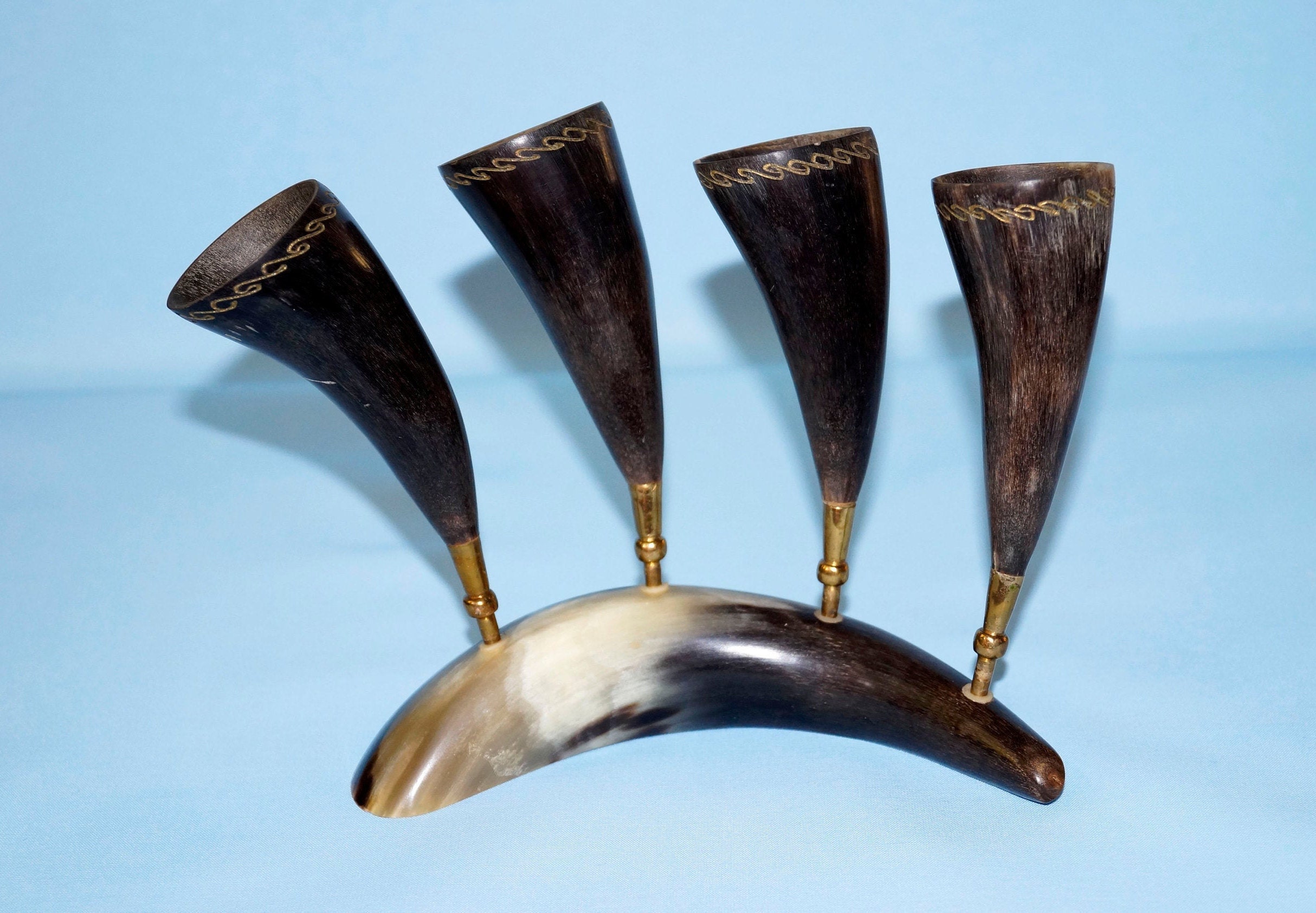 Soviet Vintage Vintage Horn Horn Gift Men's Set Retro Etsy UK