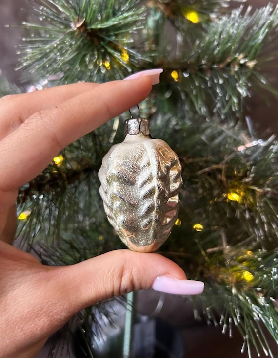 ヴィンテージソビエトクリスマスオーナメント3個セット - レトロな