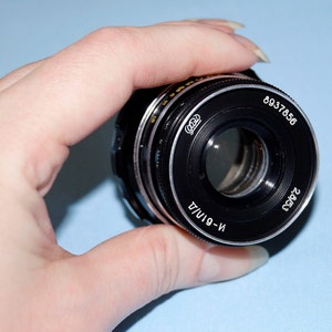 Camera lens Photo optics Lens gift Original lens Antique lens Old lens Camera accessory Rare lens Photographer gift Retro lens Gift for him