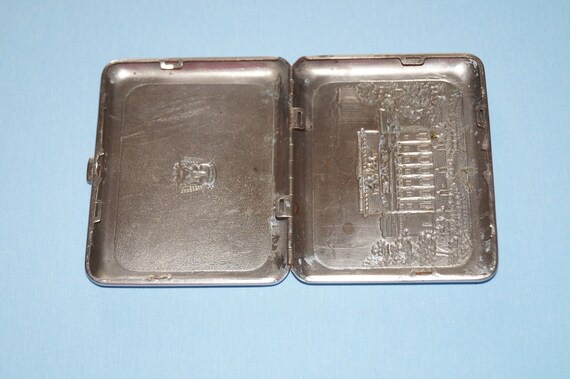 Cigarette case. Vintage. The cigarette case was made in the USSR.   НАЛЬЧИК. – Tacos Y Mas