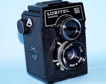 ルビテル166二眼カメラ – ソ連製フィルム二眼レフカメラ（動作確認済み
