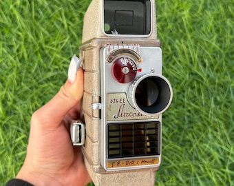 Appareil photo Bell & Howell Autoset 8 mm – Cadeau de cinéaste rétro qui fonctionne, appareil photo de collection des années 50