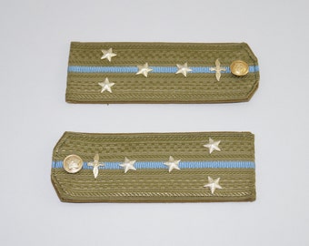 USSR Shoulder Military uniform Military shoulder Shoulder straps Military USSR Army Insignia Officer Soldier Military collection Epaulets