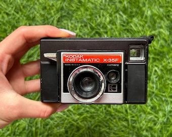 Appareil photo Kodak Instamatic X-35F en état de marche : viser et photographier rétro des années 1970, 126 pellicules (testé)