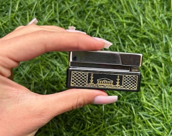 Briquet soviétique vintage, briquet à gaz rétro des années 1960, accessoire pour homme