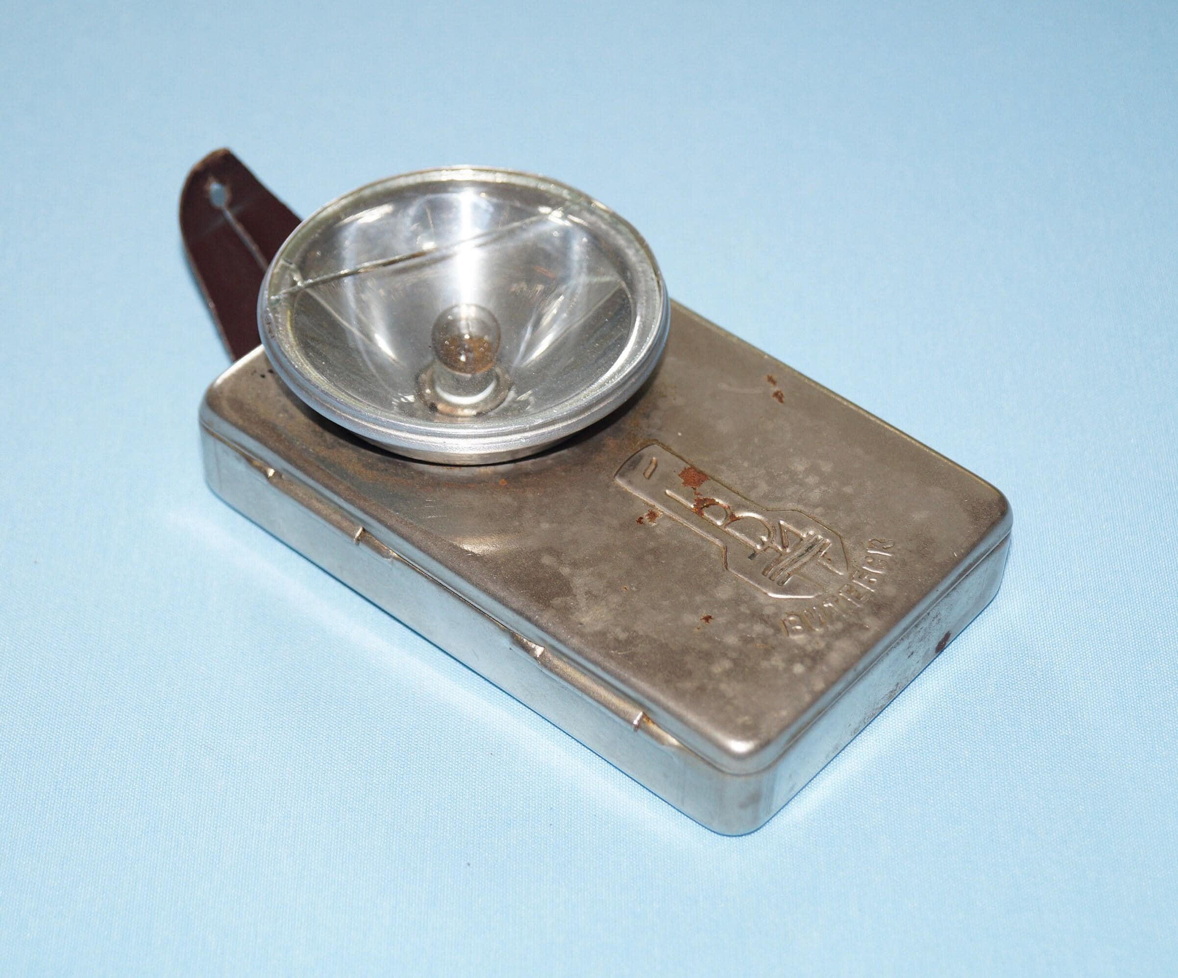 Vintage Soviet Working Flashlight – USSR Metal Torch, Collectible