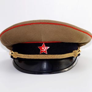 Vintage Mütze Militär Retro Mütze Geschenk Sammlermütze Rote Armee Original Mütze Militäruniform Seltene Mütze Militärmütze Alte Mütze Retro Mütze Unikat