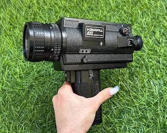 Appareil photo vintage Zenith 8 mm | Caméra cinématographique URSS fonctionnelle, cadeau cinéaste rétro