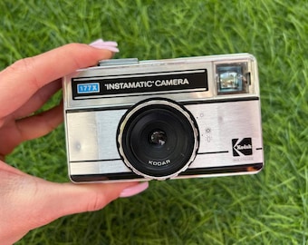 Appareil photo Kodak Instamatic 177X vintage - Appareil photo argentique fonctionnel des années 1970 avec étui