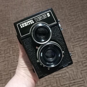 Antieke camera Zeldzame camera Camera Lubitel Camera cadeau Filmcamera Oude camera Verzamelcamera Werkende camera Originele camera Middelgrote camera