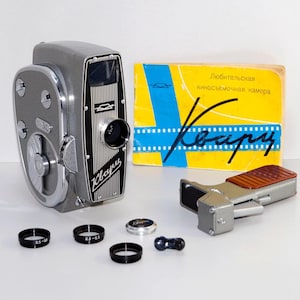 Camera gift Movie Camera Quartz Antique movie camera Video camera Retro movie camera Unique camera Vintage film camera Collectible camera