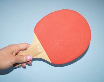 Vintage UdSSR Tennisschläger: Retro Spielzimmer Dekor