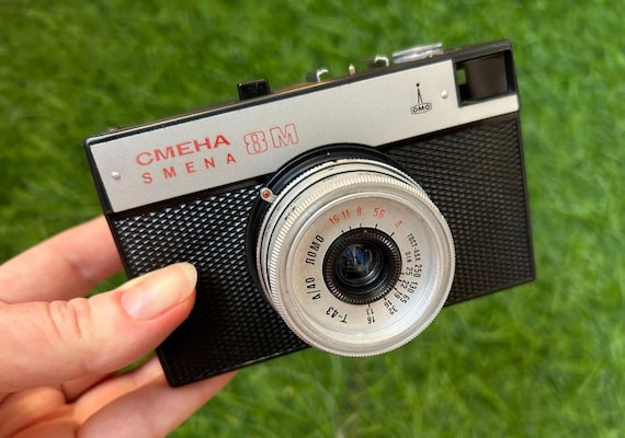 テスト済みビンテージSmena 8 M 35mmカメラ、動作確認済みソビエト製