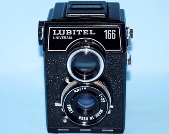 ルビテル166二眼カメラ – ソ連製フィルム二眼レフカメラ（動作確認済み