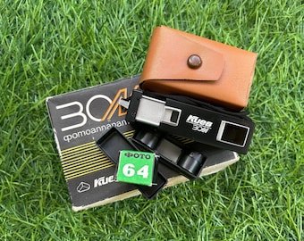 Vintage Soviet Camera Kiev ZOM | Working USSR Film Camera in Original Box | Retro Photography Gift | Collector Camera