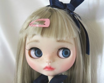 OOAK! Luise - Romantic Blythe doll long straight hair blonde with clothes articulated doll 1/6 doll 30 cm