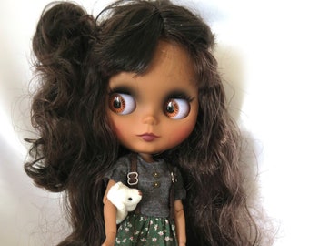 NEW! Romantic doll fabric Blythe long brown hair naked for modifying or with clothes jointed doll doll 1/6 doll 30 cm BJD