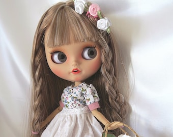 Heidi - Sweet doll fabric Blythe blonde hair streaks naked for modifying or with clothes joint doll doll 1/6 doll 30 cm BJD