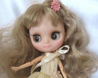 NEW! Romantic doll fabric Middie Blythe blonde hair naked to modify or with clothes jointed doll doll 1/8 doll 20 cm BJD