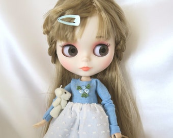 NEW! Cute doll fabric Blythe blonde hair naked for modifying or with clothes shoes etc. Jointed doll doll 1/6 doll 30 cm BJD
