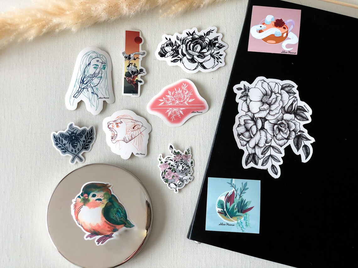 Nature Sticker Pack Custom Sticker Pack Etsy