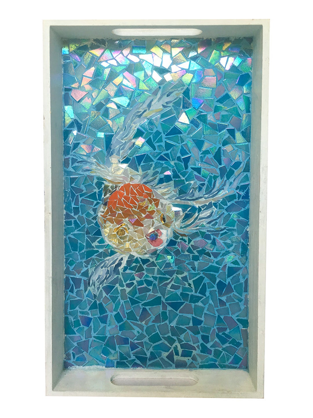 Goldfish Mosaic Tray - Etsy