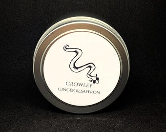 Good Omens: Crowley | Ginger & Saffron | Fandom Candle | Character Candle