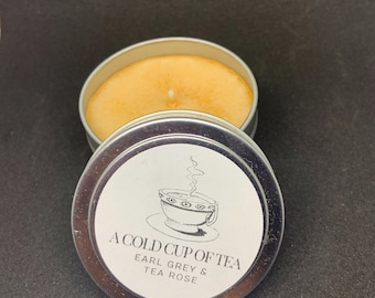 TMA Candles: Martin Blackwood "A Cold Cup of Tea" | Earl Grey & Rose | The Magnus Archives inspired Fandom Candles