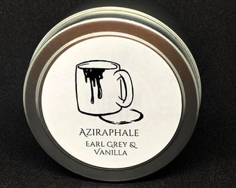 Good Omens: Aziraphale | Earl Grey & Vanilla | Fandom Candle | Character Candle