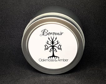 Boromir | Oakmoss and Amber | Lord of the Rings | Tolkein | Character Candle | Fandom | Fantasy