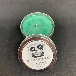 Statement Begins | Jon Archivist | Vanilla, Sandalwood & Spice | The Magnus Archives | Fandom Candle | Character Candle
