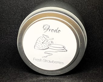 Frodo | Strawberries | Lord of the Rings | Tolkein | Character Candle | Fandom | Fantasy