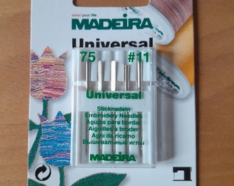 Madeira embroidery needles 75 #11 universal