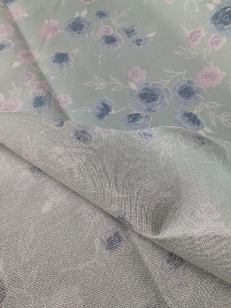 Cardiff flowers pale green rosé Westfalenfabrics image 4