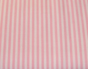 Vichy Streifen rosé 3mm - Meterware - Webstoff