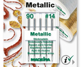 Madeira Metallic Embroidery Needles 90 #14