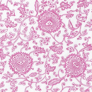 Jaipur flowers pink - Westphalia fabrics