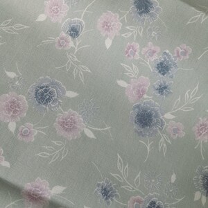 Cardiff flowers pale green rosé Westfalenfabrics image 5