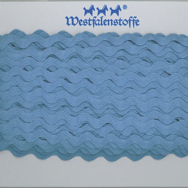 3 m (1.70EUR/meter) Bow strands 7 mm light blue - Westphalian fabrics