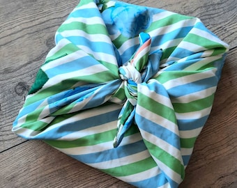 Furoshiki Geschenk Verpackungstuch Rosi Wiederverwendbar