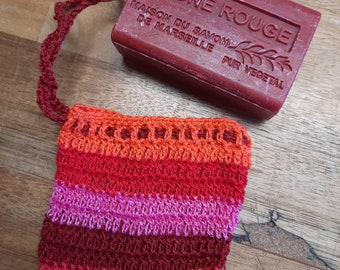 Crochet soap bag Rosalinde