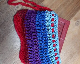 Crochet soap bag Morgenrot