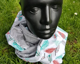 Women's loop scarf light as a feather