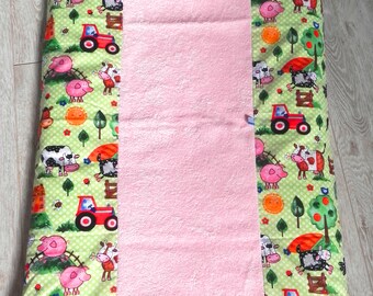 Changing mat cover 50 x 70 cm farm