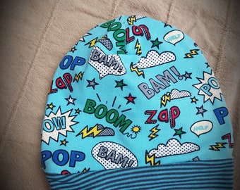 Baby Newborn Beanie Jersey Comic