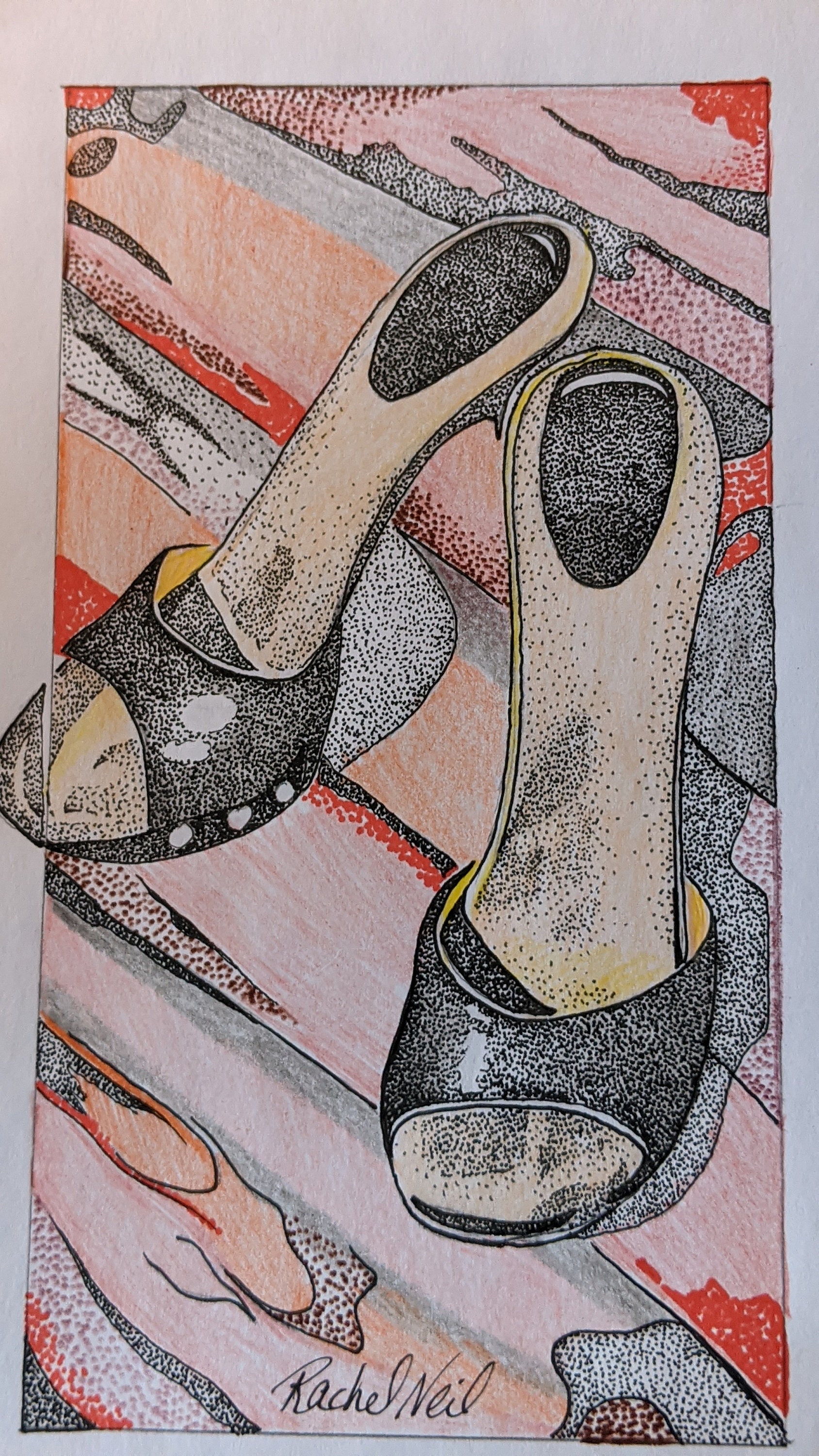 Original Pen and Ink Drawing Shoe Pictures Shoe Collection Etsy UK