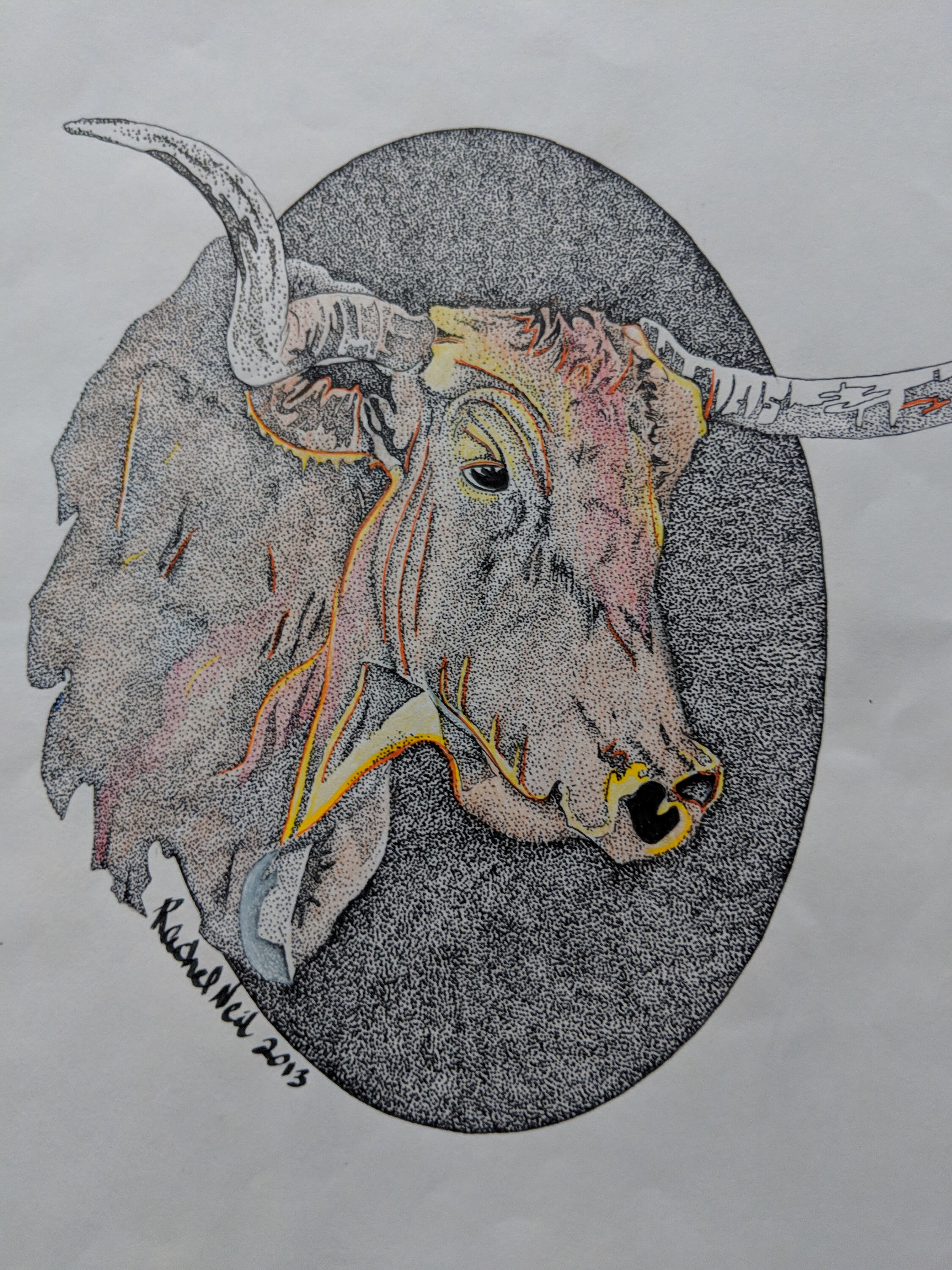 Boeuf Sauvage De L Inde En 4 Lettres Dessin de boeufs boeuf sauvage boeuf original boeuf - Etsy Canada